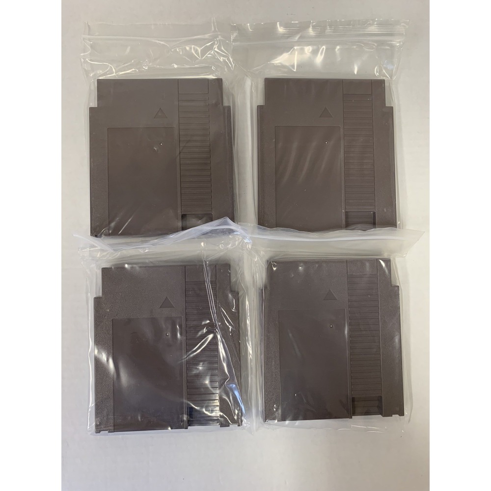 NEW 4x Blank NES Game Cartridge Nintendo Entertainment System Gray Version